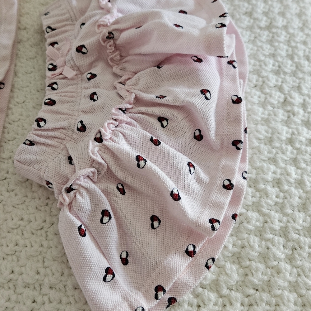 Tommy Hilfiger 0-3 girl set outfit - Picture 2 of 4